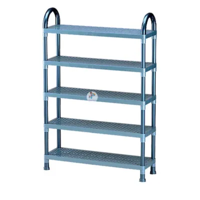 Rak Tempat Sepatu Sendal Plastik Serbaguna Susun 5 Stacks A-48 Shelf Stand Lion Star