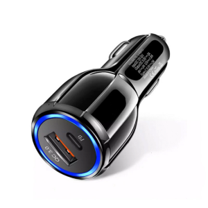 Giá đỡ gắn trên ô tô trạm với USB C & 1xUSB QC3.0 Cổng đôi 30 Wát thiết bị sạc nhanh cho 12V-32V Xe Xe tải