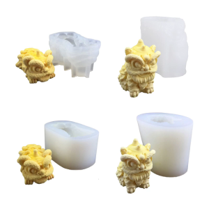 Lion Silicone Mousse Cake Molds Nonstick Lion Designs Pastries Silicone Molds for Cheese cake and Chocolate