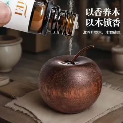 Natural Apple Diffuser Home Fragrance Essential Oil Aroma Decor Eco Friendly Apple Shape Room Decor Ornament 苹果天然扩香木