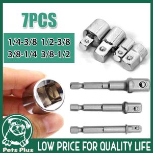 ★Same Day Shipping★ Reducer Sleeve 1/4 3/8 1/2 Interconversion Joint Drive Socket Adapter Air Impact Craftsman Socket Wrench Adapter Set Drive-Socket-Adapter