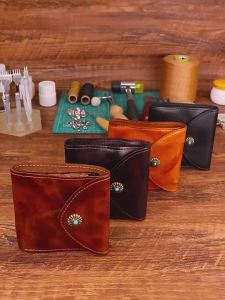 New Mens Long Genuine Leather Wallet Top Layer Cowhide Vintage 70% off Large Capacity Multifunctional Coin Purse