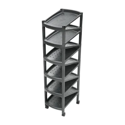Algo Zigzag Shoe Rack With Wheels 11 Tier