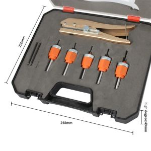 Countersink Drill Bit Set 5 6 Pcs High Speed Steel Adjustable Stop Bits For Wood Plastic Metal Drilling Chamfer Deburring Tool
