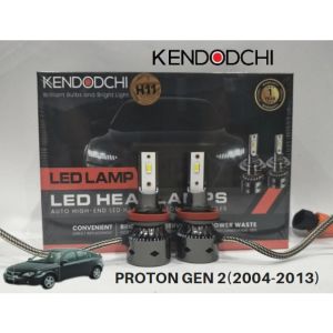 🔥READY STOCK🔥KENDODCHI 2Pcs H11 LED Car Headlight FOR PROTON GEN 2(2004-2013) product by Malaysia