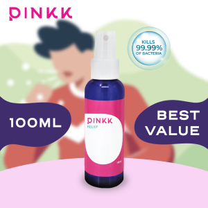 Pinkk Relief Ionic Silver Spray (100ml) | Silver Ion Antibacterial Antiviral Antifungal