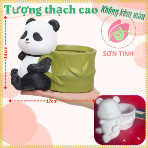 Tượng thạch cao Sư tử M64 (Không kèm màu) Bé Tô Màu Tô Tượng decor
