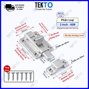Chốt Khóa Cửa TRƯỢT K09 - Then Cửa Bằng INOX full ốc vít Bản Lề Then Chốt Gài Khoá Cửa Có Tay Cầm Bằng 100% INOX-012