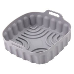NAIRI Multi-color Silicone Air Fryer Liners Non-stick Square Oven Tray Durable Food-grade Airfryer Silicone Basket Oven Microwave Accessories