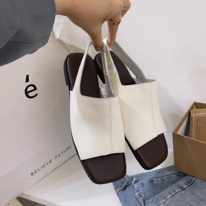 สุภาพสตรีฤดูร้อนรองเท้าแตะ Outwear แฟชั่นนุ่มสบายวินเทจร้อยรองเท้าแตะ