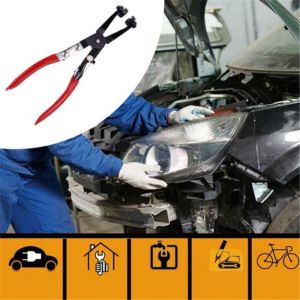 MING1996 Separate Installer Fuel Coolant Vehicle Repair Tool Clamp Puller Remover Auto Removal Tools Fuel Coolant Clip Hose Clamp Pliers Car Clip Plier Flat Band Ring Clamp Plier Hose Pipe Clips