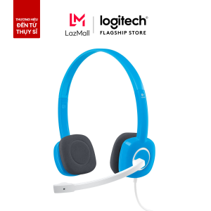 Tai nghe chụp tai Logitech H150 - 2 jack 3.5mm Mic khử giảm tiếng ồn âm thanh nổi