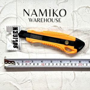 Pisau Cutter Besar Hitam SOLIGEN SK5 18 mm