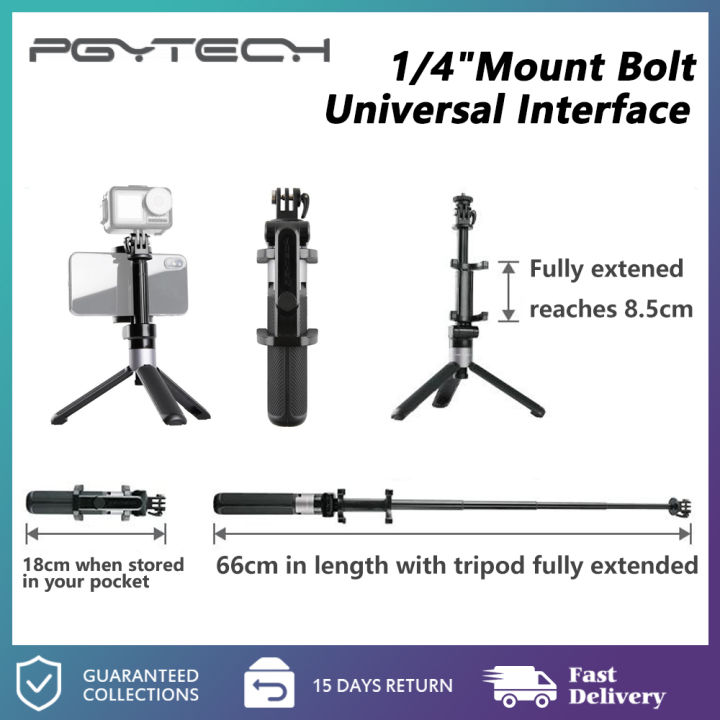 PGYTECH Extension Pole Tripod Plus Selfie Stick Hand Grip Shorty Phone  Holder Rod for GoPro HERO DJI OSMO POCKET ACTION Camera  Lazada PH