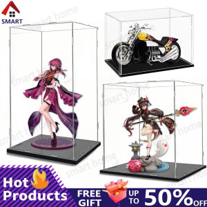 Acrylic Box Collectibles Doll Collectible Display Case Transparent HD Storage Box Stackable Dustproof Rack