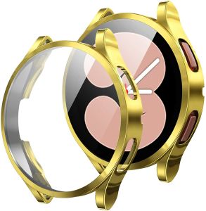 ปกคลุมสำหรับ Samsung Galaxy Watch 4กรณี40มิลลิเมตร44มิลลิเมตร TPU ชุบทุกรอบป้องกันหน้าจอ Galaxy Watch 4คลาสสิก46มิลลิเมตร42มิลลิเมตรกรณี