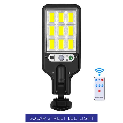 3 Modes 108 COB Solar Wall Light Motion Detect LED Outdoor Lighting Night Sensor Auto On Off Waterproof Garden Lamp