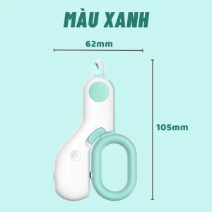 Kìm cắt móng chó mèo có đèn LED Petgravity Đèn chiếu tủy Nắp đậy chống văng Cắt nhanh dễ dàng An toàn cho thú cưng