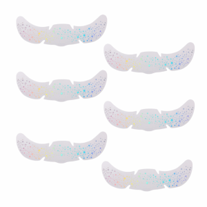 SINGLE 6 Sheets Heart Star Pattern Glitter Freckles Stickers Creative Waterproof Temporary Tattoo Stickers Temp Tattoos Hot Stamping Fake Freckles Stickers Festival Accessories