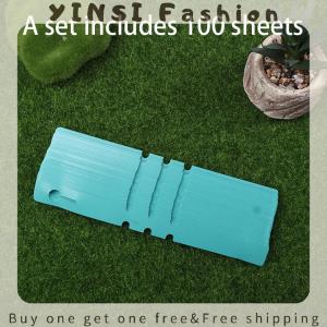 YINSI 100pcs Waterproof Plant Markers Plastic Plant Hanging Tags Gardening Plant Marker Label Tools Garden Pots Planters Supply