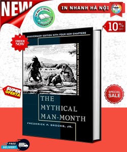 Bìa cán màu Mythical Man-Month Essays on Software Engineering