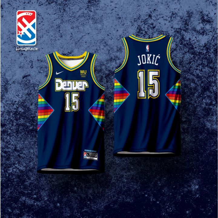 City Edition Denver Nuggets Jerseys For Sale Unisex Denver Nuggets