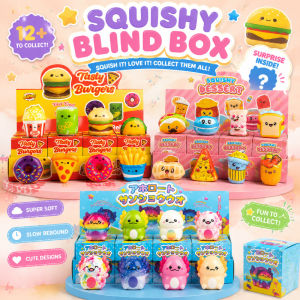 12PCS Squishy Toy Random Box Cute Squeeze Stress Relief Toy Many Styles Choose Table Decoration Gift