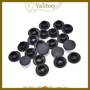 [Valitoo] 20PCS Black Hex Socket Allen Bolt Screw Nut Hexagon Head Cover Cap Protector
