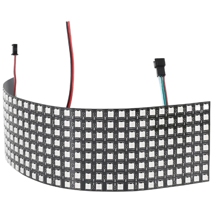 LED Matrix Panel, WS2812B RGB 832 Pixels Digital Flexible Dot Matrix ...