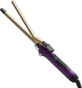 1/2 Inch Small Curling Iron Wand for Short & Long Hair Half Inch Curling Wand Ceramic Small Barrel Curling Iron Tiny Curling Wand with Adjustable Temperature Include Heat Resistant Glove