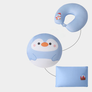 หมอนรองคอเด็กเปลี่ยนรูปได้แบบ3ใน1สำหรับการเดินทางหมอนรูปตัวยูนุ่มพร้อมดีไซน์รูปสัตว์น่ารักนอนหลับสบายและเล่นสนุกเหมาะสำหรับเครื่องบินและรถยนต์เป็นของขวัญคริสต์มาส