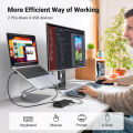 UGREEN USB KVM Switch USB 3.0 Switcher for Windows10 PC Keyboard Mouse Printer 2 PCs Sharing 4 Devices Model: 30768. 