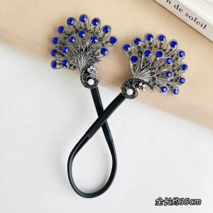 Korean Retro Style Peacock Alloy Hair Artifact Twist Flower Clip Commuting Party Bow Ladies Temperament Hair Accessories