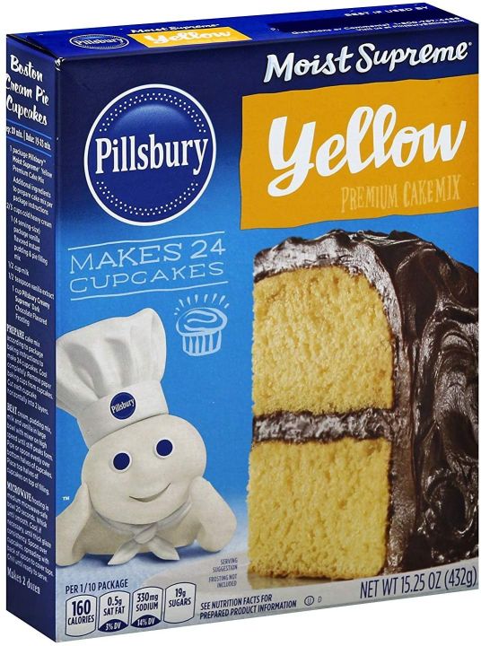 Pillsbury Moist Supreme Yellow Premium Cake Mix 432g Lazada Ph 