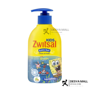 Zwitzal Kids Bubble Bath Pink Soft & Moisturizing 280 ML / ZWITSAL KIDS BUBBLE BATH 280ML / SABUN MANDI BAYI NATURAL