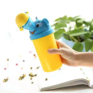 Hntob 400ml Leak-Proof Baby Peeing Urinal Bottle Pot Portable Chamber Car Mounted Urinal Travel