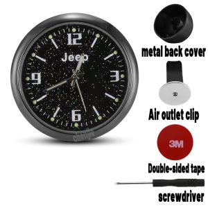 high quality for Jeep High Quality Car Mini Quartz Clock / Premium Fashion Car Electronic Watch Men Women Auto Gift car interior accessories Wrangler Grand Cherokee Commander Cherokee CJ Comanche Pickup Liberty Willys