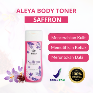 Toner Badan Saffron Asli BPOM Toner Perontok Daki 100 ml