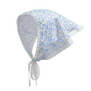 Fashionable Women Flower Print Headscarf with Lace Trimmed Popular and Perfect for Outdoor Activity and Photography