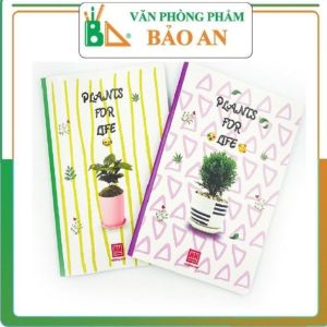 COMBO 3 Vở kẻ ngang Hồng Hà 120 trang Study Plants (1416) - Văn phòng phẩm Bảo An