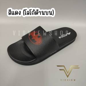 VIDVIEW !!ลดสนั่น!! รองเท้าแตะชาย Adda 14303  แบบสวม เบอร์ 40-44 เนื้อยาง ลายแบทแมน ลิขสิทธิ์แท้ รองเท้าลายการ์ตูน แฟชั่น Batman