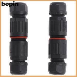 Bopin IP68 Industrial Electrical Waterproof Wire cable Connector Outdoor Plug Socket