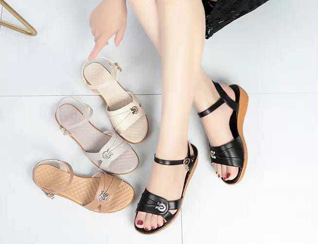 Lazada sandal deals wanita wedges