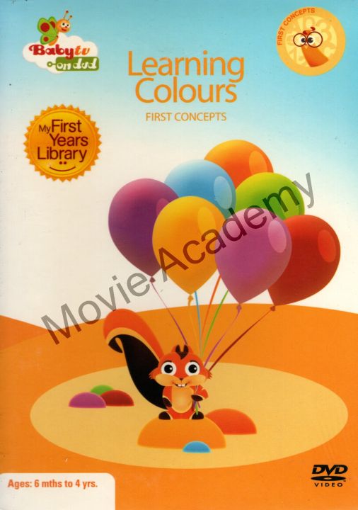 BABY TV ON DVD LEARNING COLOURS Lazada Singapore BABY TV ON DVD LEARNING COLOURS Lazada Singapore