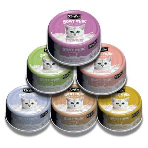 COMBO 1 THÙNG 24 LON PATE KITCAT GOATMILK CHO MÈO SIÊU THƠM NGON SỮA DÊ NHIỀU DINH DƯỠNG
