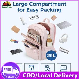 【Clearance Sale】 Nylon Quilted Casual Daypack Fashion Waterproof Bookbag Adjustable Straps College Backpack for Girl 15.6 Inch Laptop