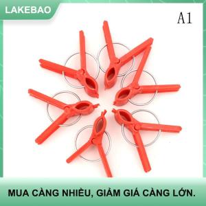 【LAKEBAO】 100 cái nhựa ghép Clip vườn cây rau phẳng và tròn