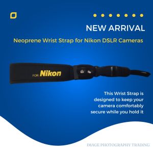 Neoprene Wrist Strap for Nikon DSLR Cameras