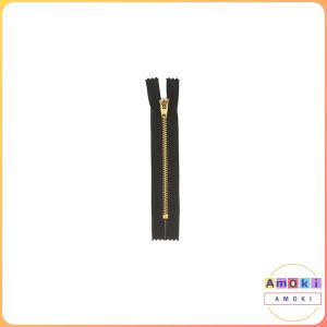 Amoki【Ready in Stock】 Rugged Metal Zipper Teeth Length 4" 5" 6" 7" Invisible Zipper for Jeans/Skirts