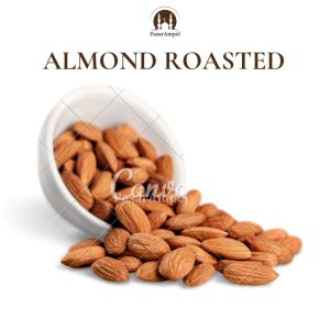 Almond Panggang 500gr Kacang Almond Roasted Original Camilan Snack Busui